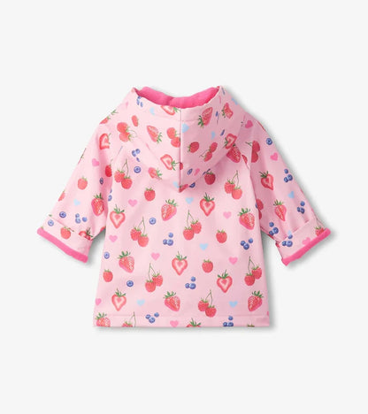 Hatley Button-Up Rain Coat - Summer Berries