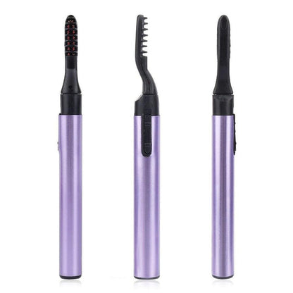Heated eyelash curler
