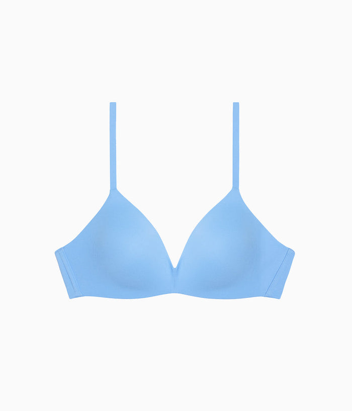 How Perfect Wire Free T-Shirt Bra: Bel Air Blue