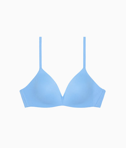 How Perfect Wire Free T-Shirt Bra: Bel Air Blue