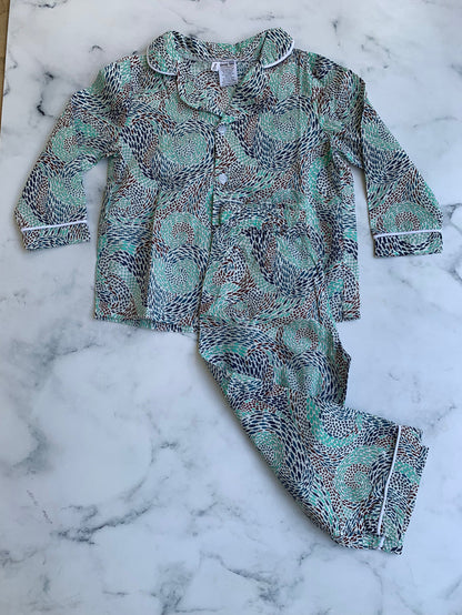Long Sleeve Swirls Pajamas - Love Sam