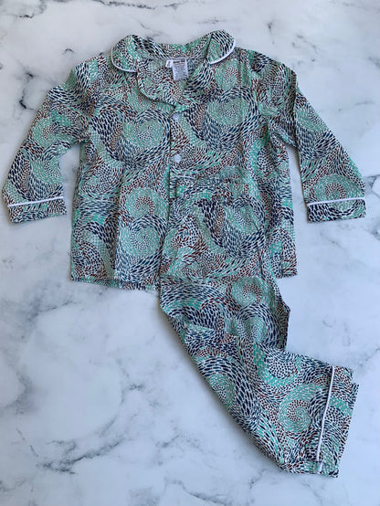 Long Sleeve Swirls Pajamas - Love Sam