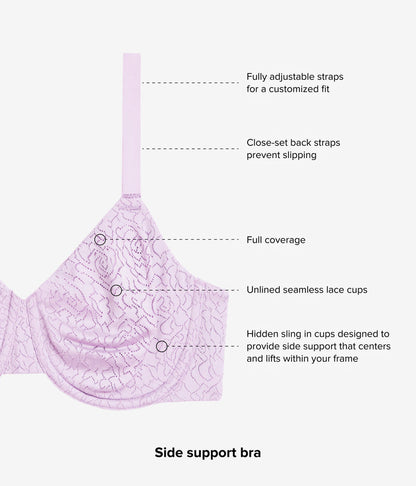 Inside Job™ Underwire Bra: Lavender Sage