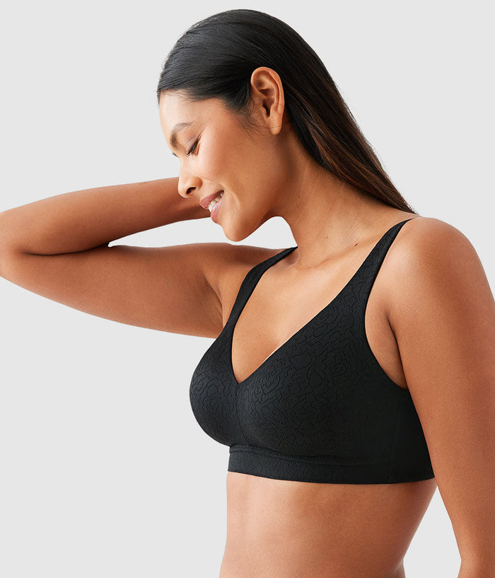Inside Job™  Wire Free Bra: Black