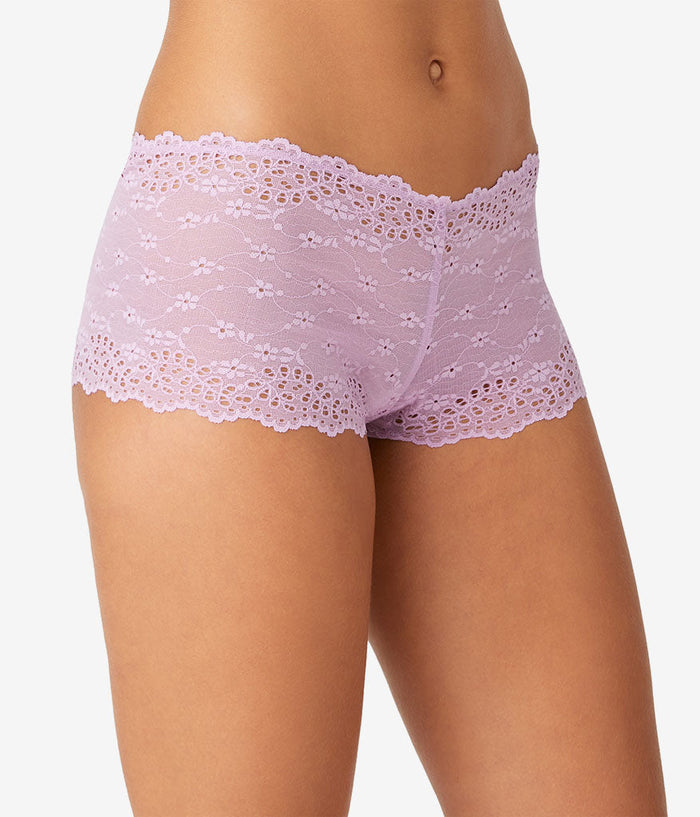 Inspired Eyelet Boyshort: Lavender Herb