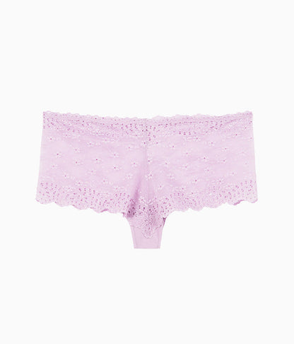 Inspired Eyelet Boyshort: Lavender Herb