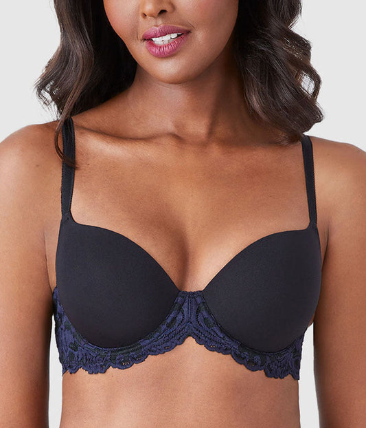 Instant Icon® T-Shirt Bra: Black/Eclipse