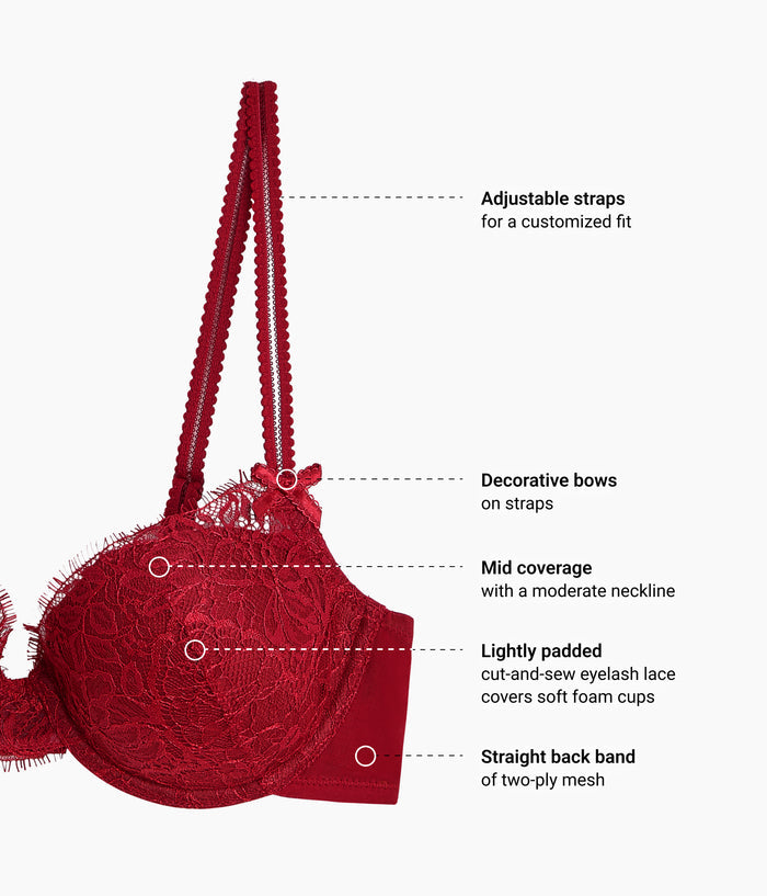 It's On Contour Bra: Biking Red