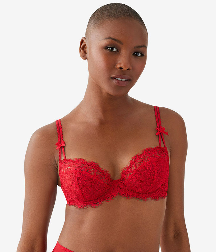 It's On Underwire Bra: Savvy Red