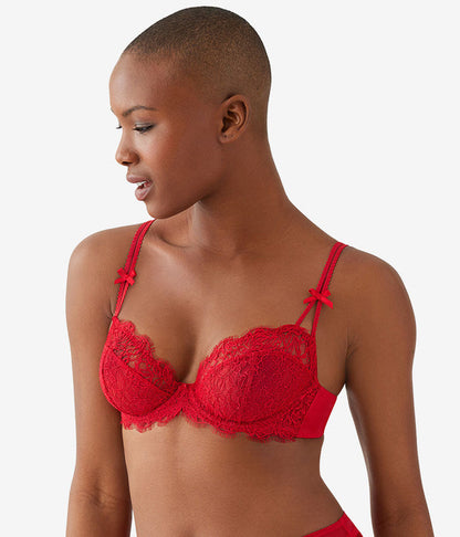 It's On Underwire Bra: Savvy Red