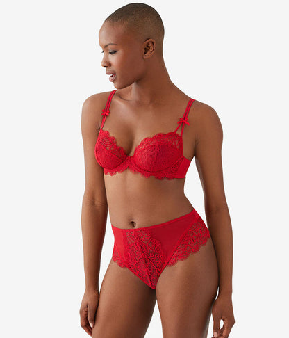 It's On Underwire Bra: Savvy Red