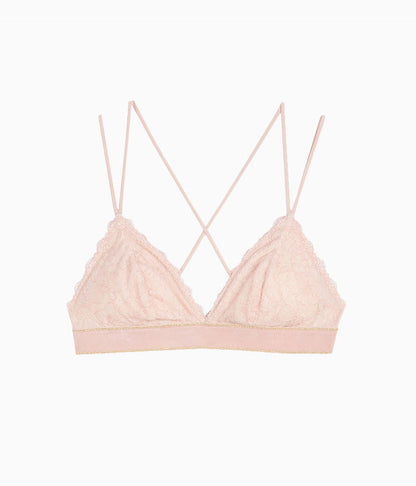 Lace Encounter Bralette: Rose Smoke