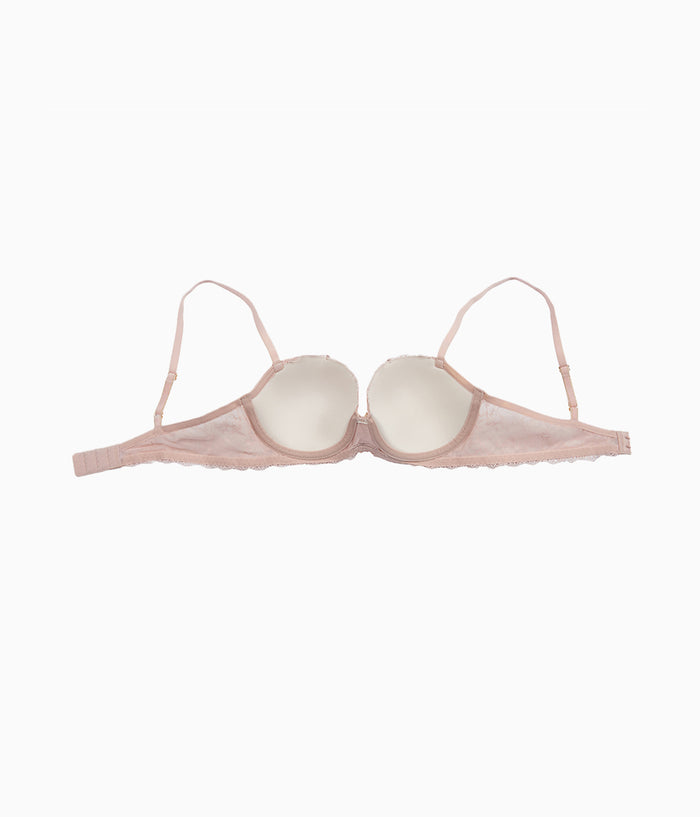 Lace Encounter Bralette: Rose Smoke