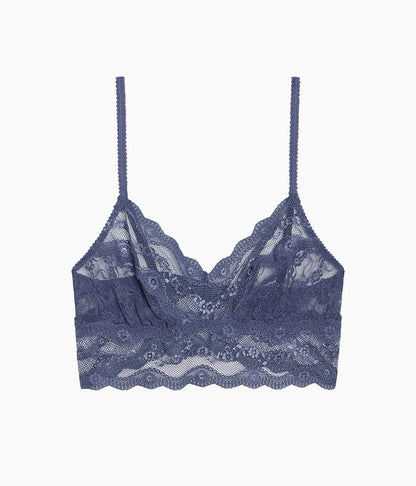 Lace Kiss Bralette: Crown Blue