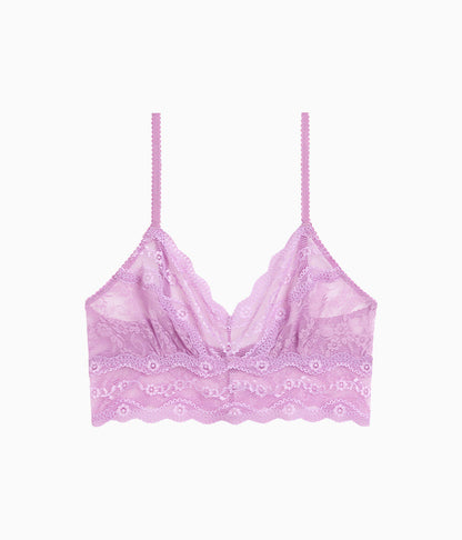 Lace Kiss Bralette: Smoky Grape