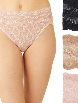 Lace Kiss Hi-Leg Panty Pack: Rose Smoke/Au Natural/Night