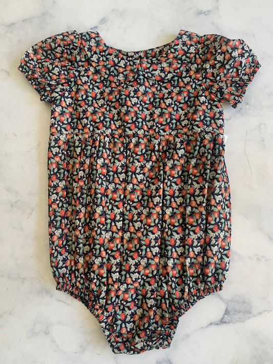 Liberty Apple Romper 6-12 months