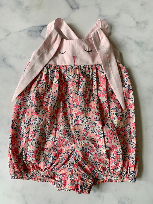 Liberty Bunny Ear Romper - Love Sam