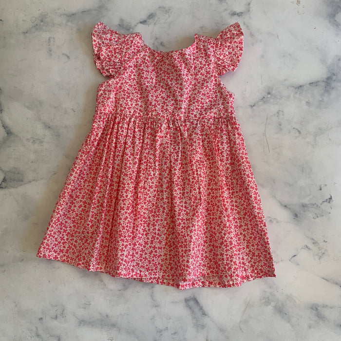 Liberty Butterflies and Hearts Dress 3-6 months