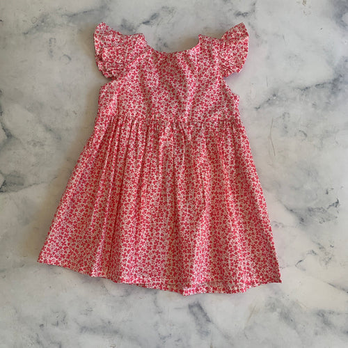 Liberty Butterflies and Hearts Dress 3-6 months