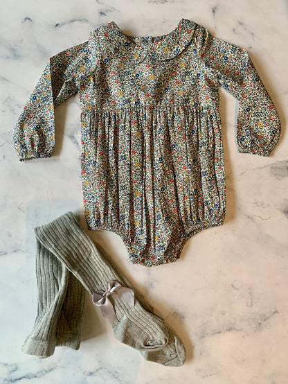 Liberty Ditsy Floral  Long Seeved romper - Love Sam