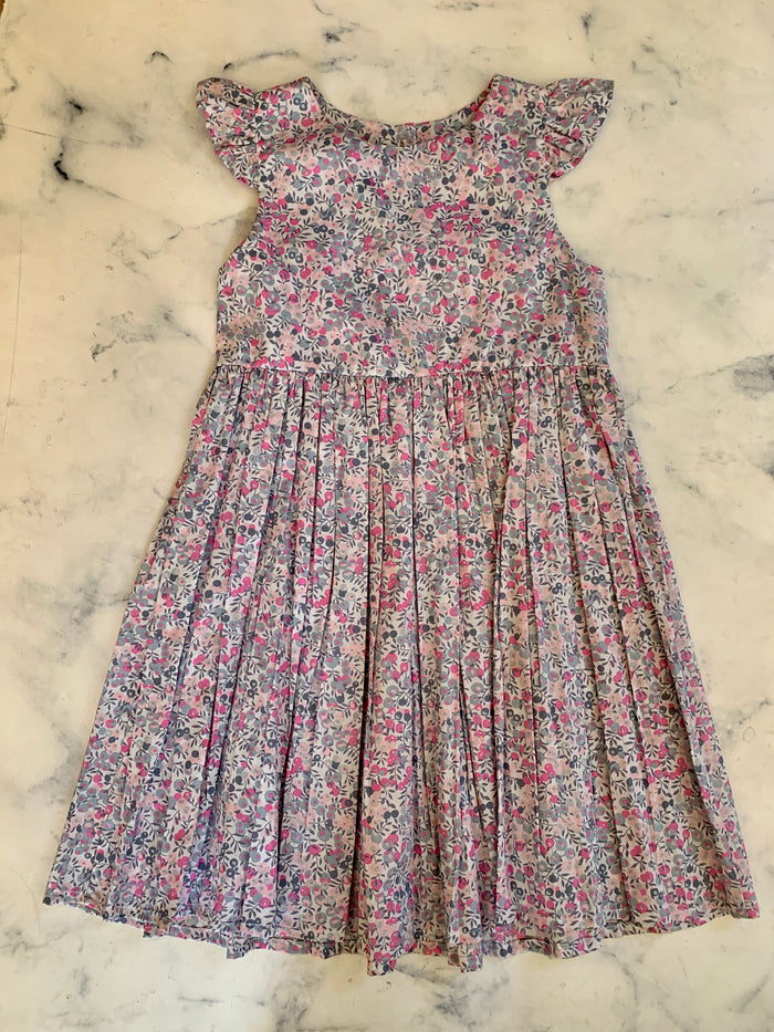 Liberty Grey and Pink Wiltshire Berry  Dress 6 yrs - Love Sam