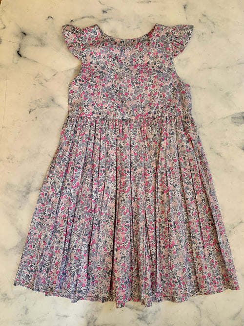 Liberty Grey and Pink Wiltshire Berry  Dress 6 yrs - Love Sam