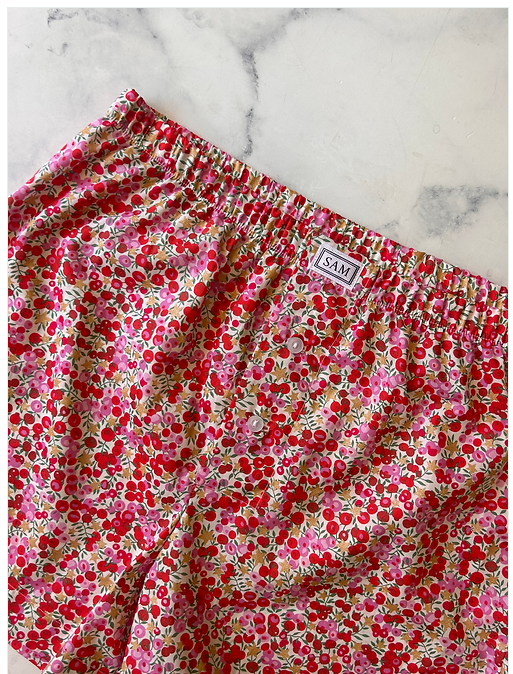 Liberty Men's Wiltshire Berry Boxers - Love Sam