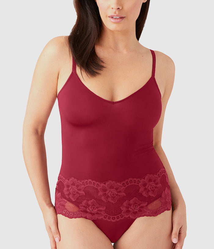 Light and Lacy Cami: Rhubarb
