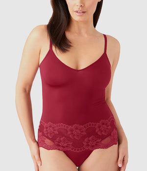 Light and Lacy Cami: Rhubarb