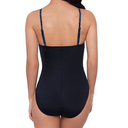 Magicsuit Lisa One Piece Swimsuit in Swoon 6660355 Navy Blue Back