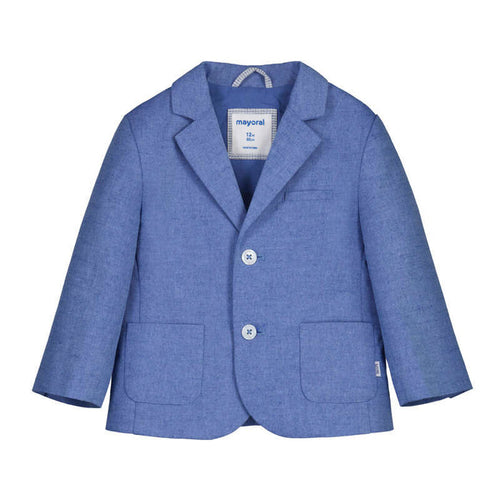 Mayoral Baby Knit Blazer - Capri Blue