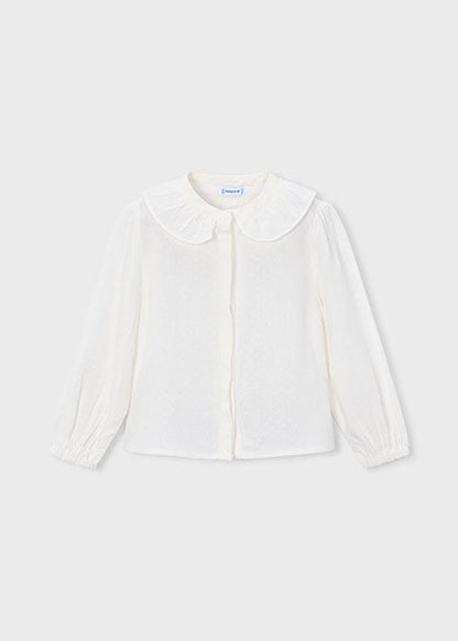 Mayoral Dressy Blouse - Natural