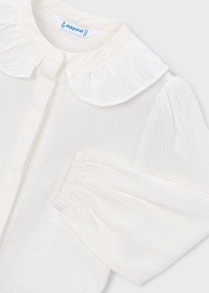 Mayoral Dressy Blouse - Natural