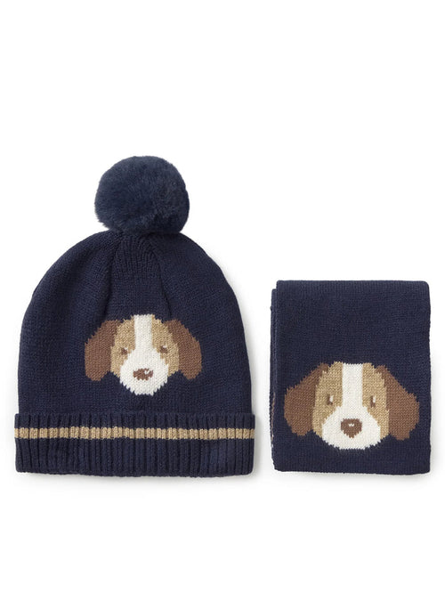 Mayoral Hat & Scarf Set - Night