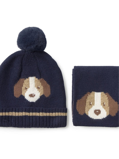 Mayoral Hat & Scarf Set - Night