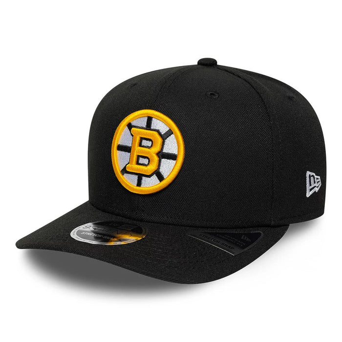 NEW ERA Boston Bruins NHL Team Black 9SEVENTY Adjustable Stretch Snap Cap