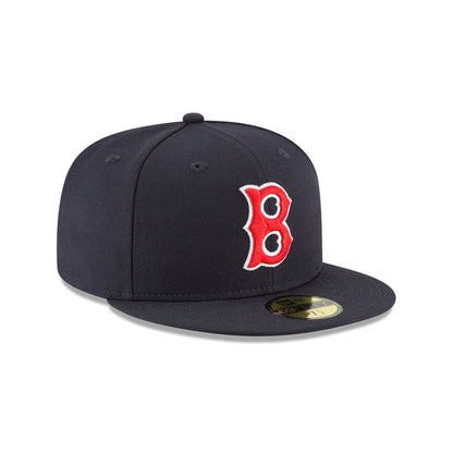 New Era Boston Red Sox Navy Cooperstown Collection Wool 59FIFTY Fitted Hat