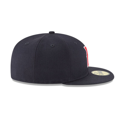New Era Boston Red Sox Navy Cooperstown Collection Wool 59FIFTY Fitted Hat