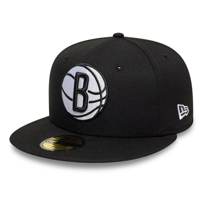 New Era Brooklyn Nets NBA Basic Black 59FIFTY Fitted Cap