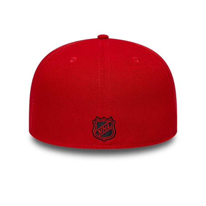 New Era Chicago Blackhawks NHL Basic Red 59FIFTY Fitted Cap