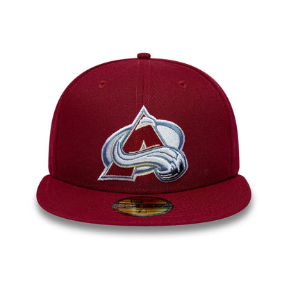 New Era Colorado Avalanche NHL Basic Dark Red 59FIFTY Fitted Cap