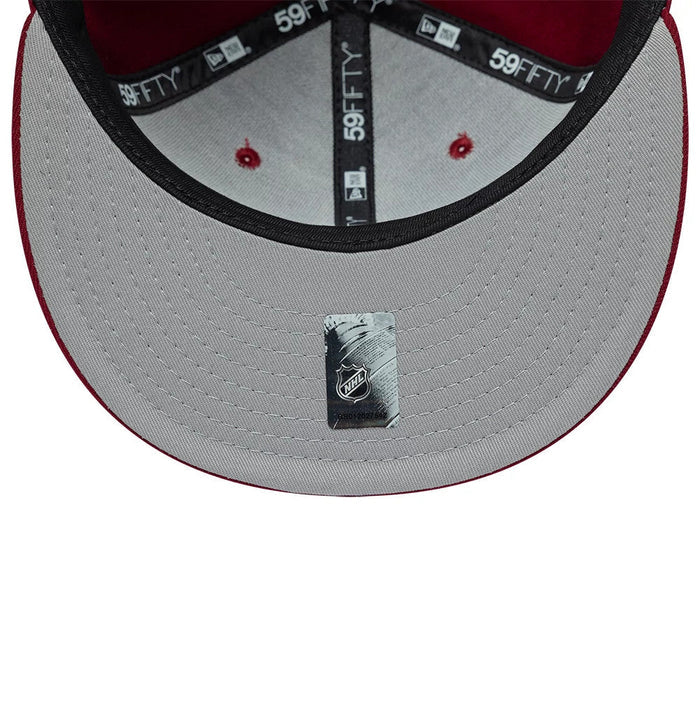 New Era Colorado Avalanche NHL Basic Dark Red 59FIFTY Fitted Cap
