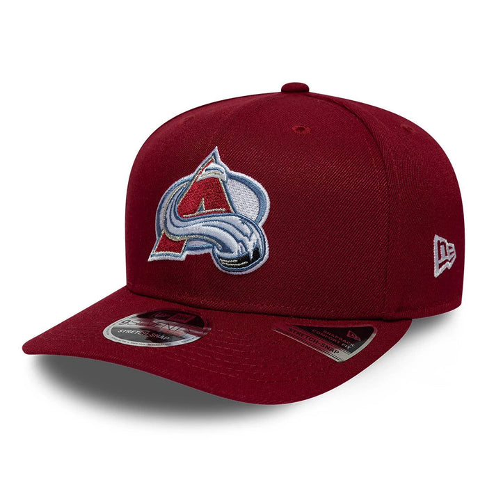 NEW ERA Colorado Avalanche NHL Team Dark Red 9SEVENTY Adjustable Stretch Snap Cap