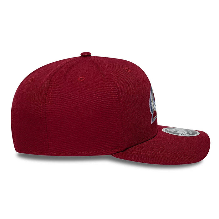 NEW ERA Colorado Avalanche NHL Team Dark Red 9SEVENTY Adjustable Stretch Snap Cap