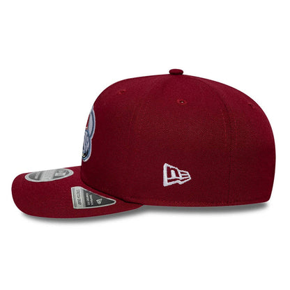 NEW ERA Colorado Avalanche NHL Team Dark Red 9SEVENTY Adjustable Stretch Snap Cap