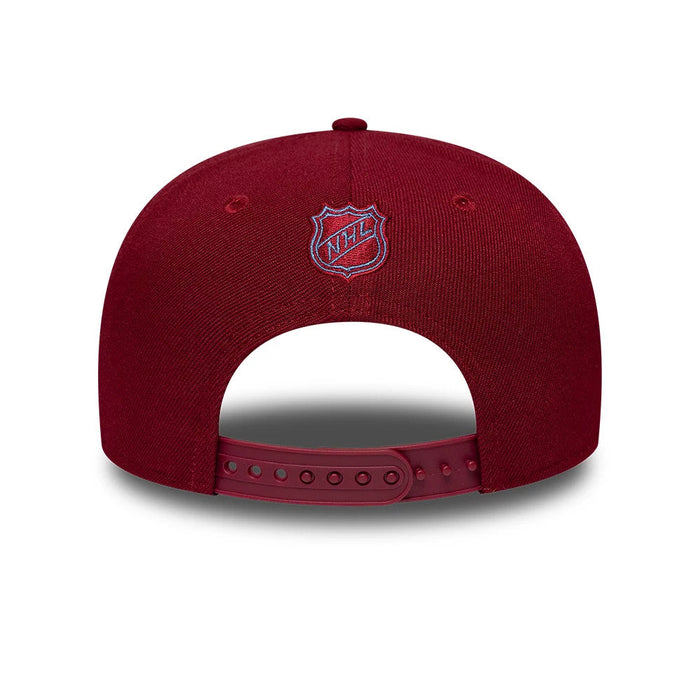 NEW ERA Colorado Avalanche NHL Team Dark Red 9SEVENTY Adjustable Stretch Snap Cap