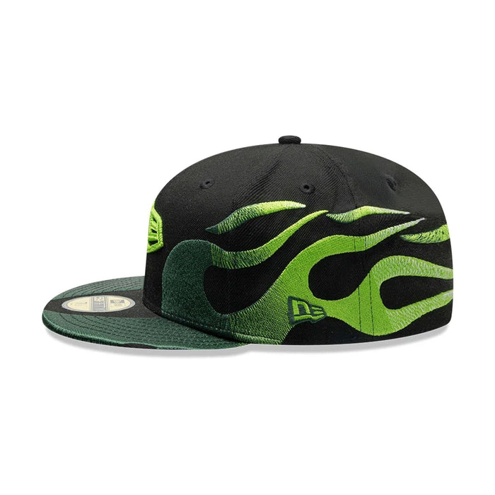 New Era Flame Black 59FIFTY Fitted Cap