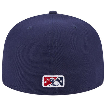 New Era Fort Myers Mighty Mussels Navy Theme Nights 59FIFTY Fitted Hat
