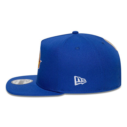 New Era Golden State Warriors NBA Hardwood Classic Blue 9FIFTY A-Frame Snapback Adjustable Cap